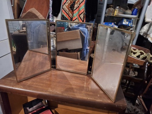 Rare 1960s tri fold vanity - tri,
