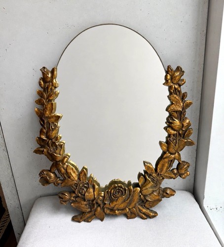 Vintage syroco wood oval - vintage,