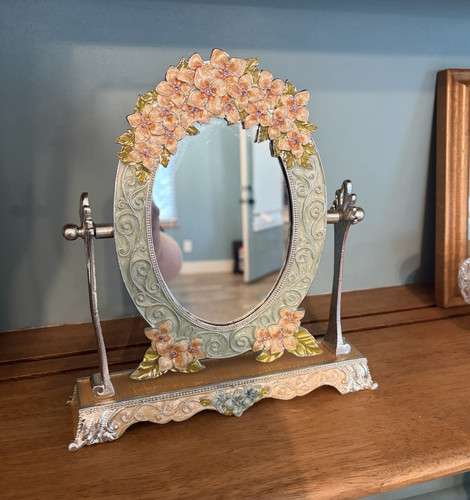 Vintage ornate oval tabletop - vintage,