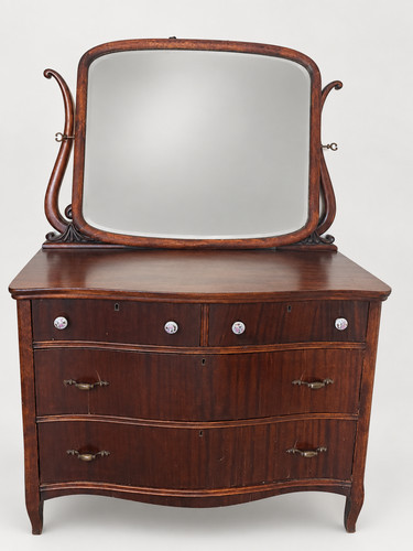 Antique wood dresser vanity - antique,