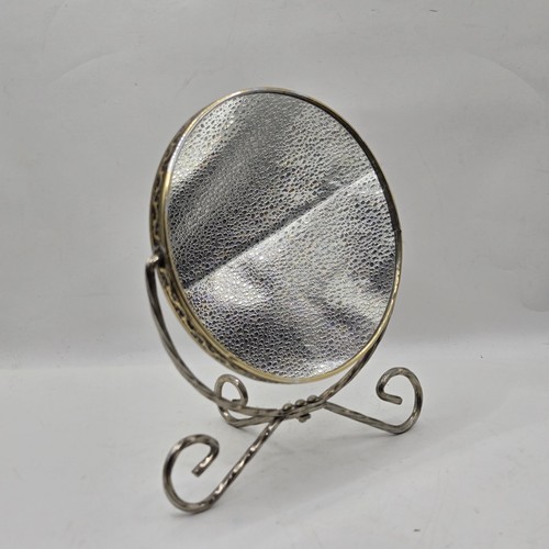 Golden round tabletop - golden,